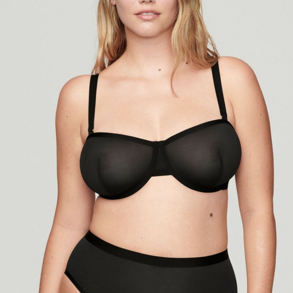 CUUP Balconette Bra 38D in Black